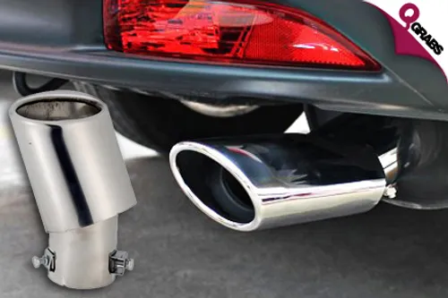 From QR39, Trick Your Ride with a Universal Decorative Car Muffler Tail Pipe! (Up to QR150 Value)